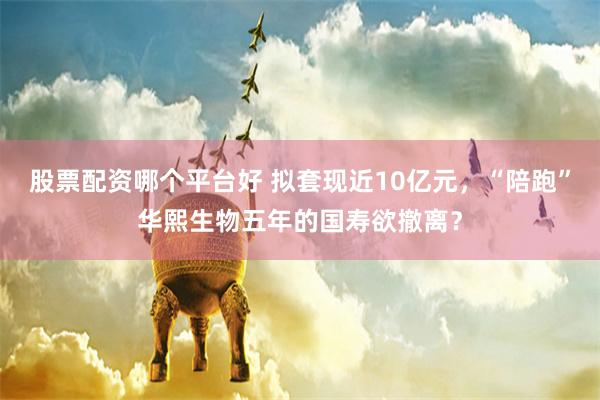 股票配资哪个平台好 拟套现近10亿元，“陪跑”华熙生物五年的国寿欲撤离？